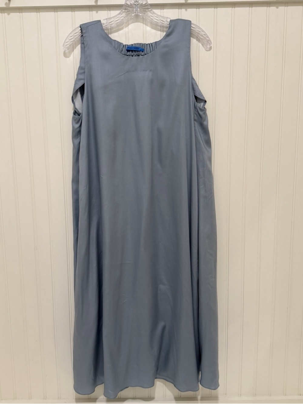 J. McLaughlin Sleeveless Maxi Dress in Dusty Blue Gray